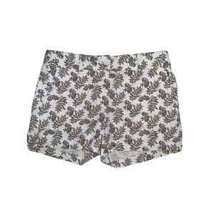 LOFT‎ 4” shorts white with floral pattern 4